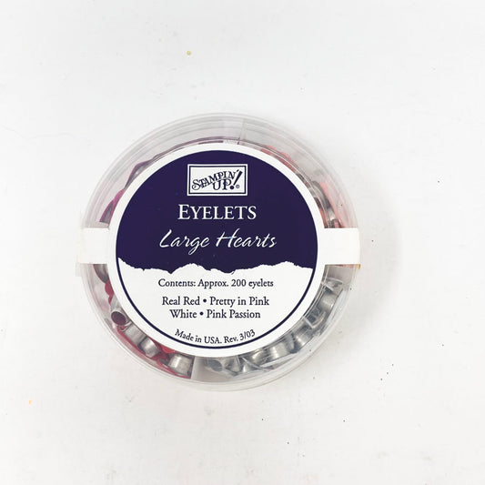 Large Hearts Eyelets by Stampin' Up