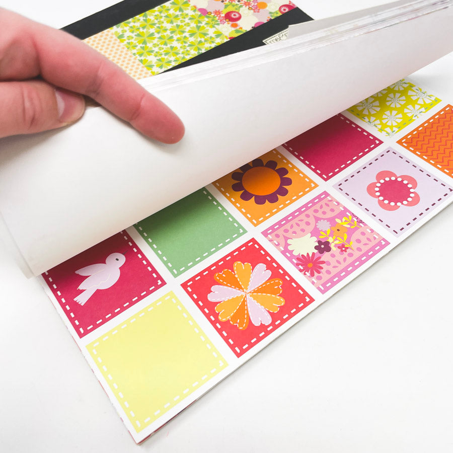 Me & my BIG ideas- 12"x12" flower patch paper collection