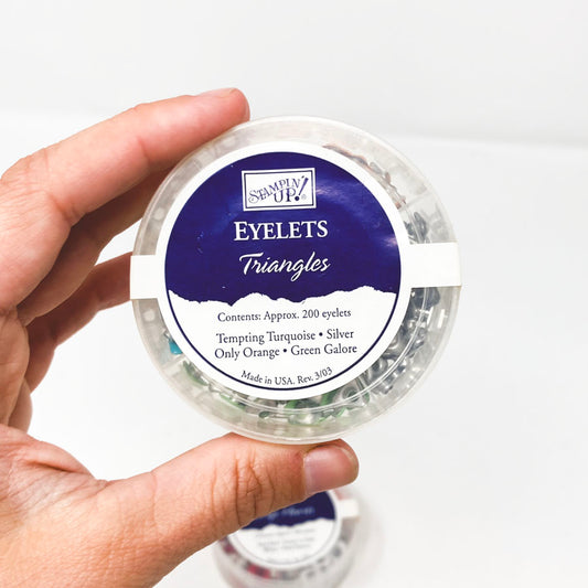 Triangle Eyelets by Stampin' Up