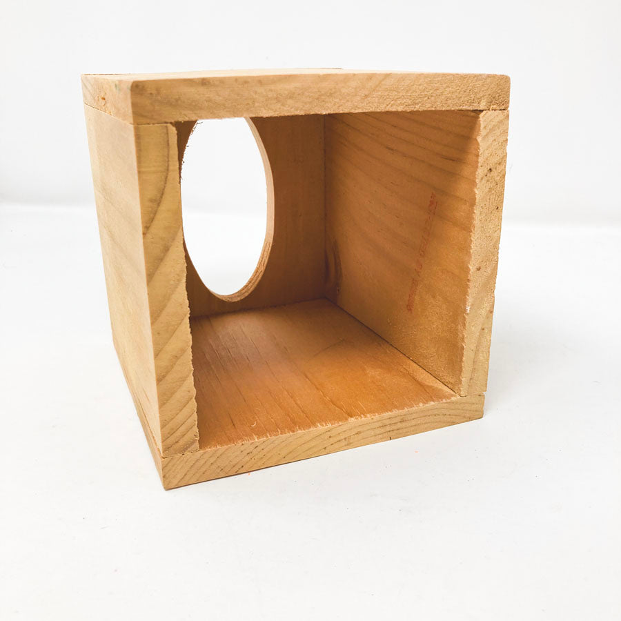 Natural Wood Tissue Box