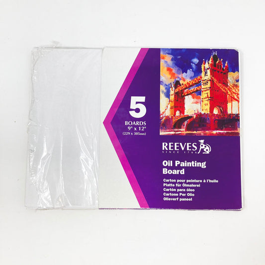 Reeves Oil Painting Boards 9x12"
