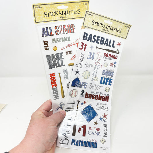 Stickabilities Baseball Stickers