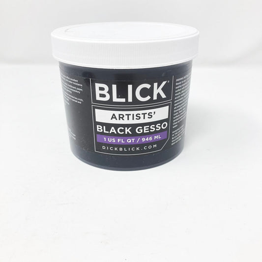 Blick Black Gesso - 1 Qt. Size