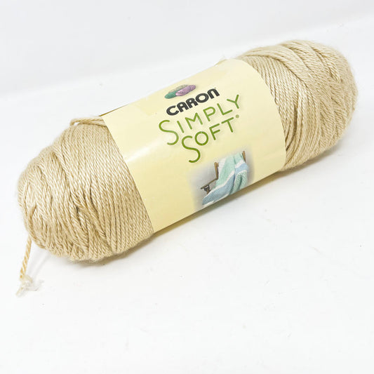 Caron Simply Soft Yarn - Bone