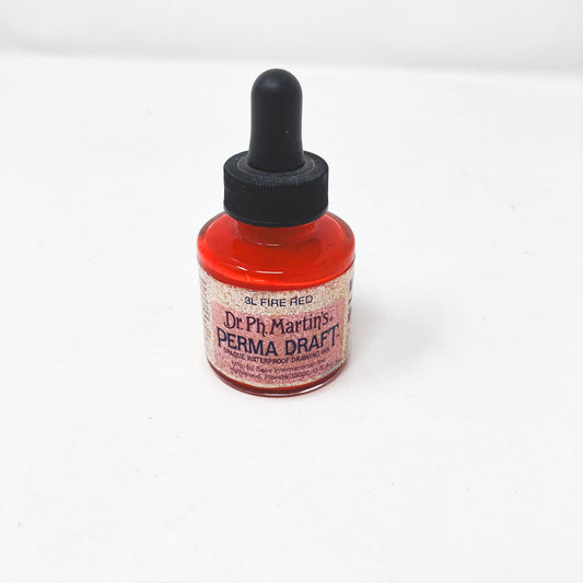 Dr. Ph. Martin's Perma Draft Drawing Ink - Fire Red