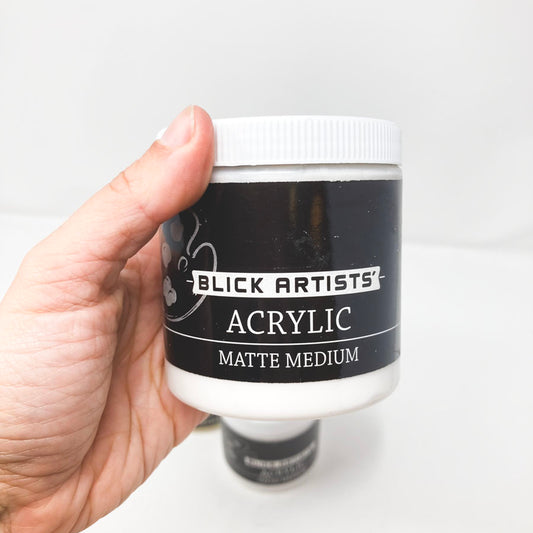 Blick Acrylic Matte Medium 8oz