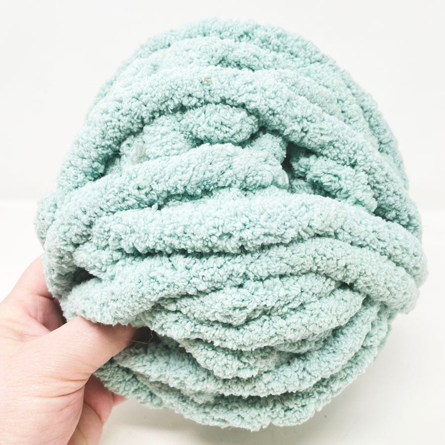Chunky Chenille Yarn - Seafoam
