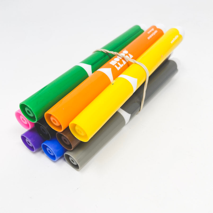 Mondo Llama 9-Pack Washable Marker Bundle