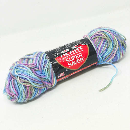 Red Heart Supersaver Multicolor Yarn - Monet (Partial)