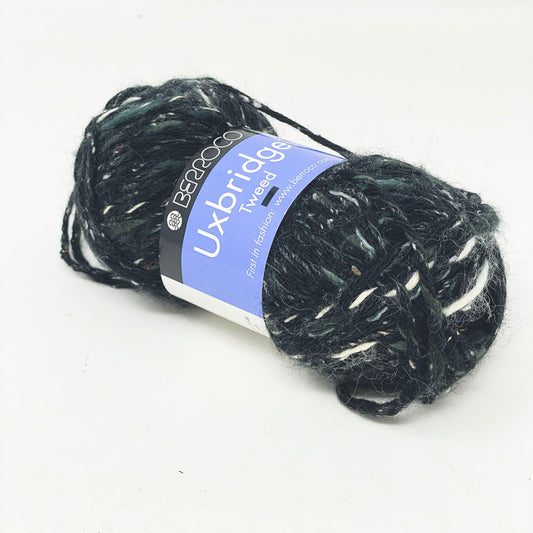 Berroco Uxbridge Tweed Yarn - #1154 Black