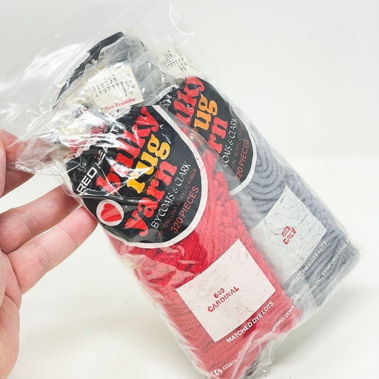 Bundle of Red Heart Bulky Rug Yarn