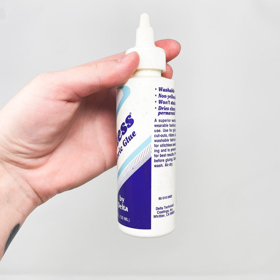 Stitchless Washable Fabric Glue by Delta