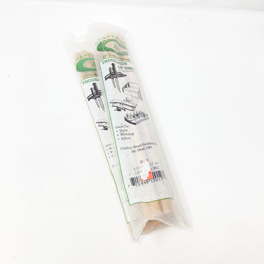 12" Crafter Dowels - 1/2" Diameter (5)