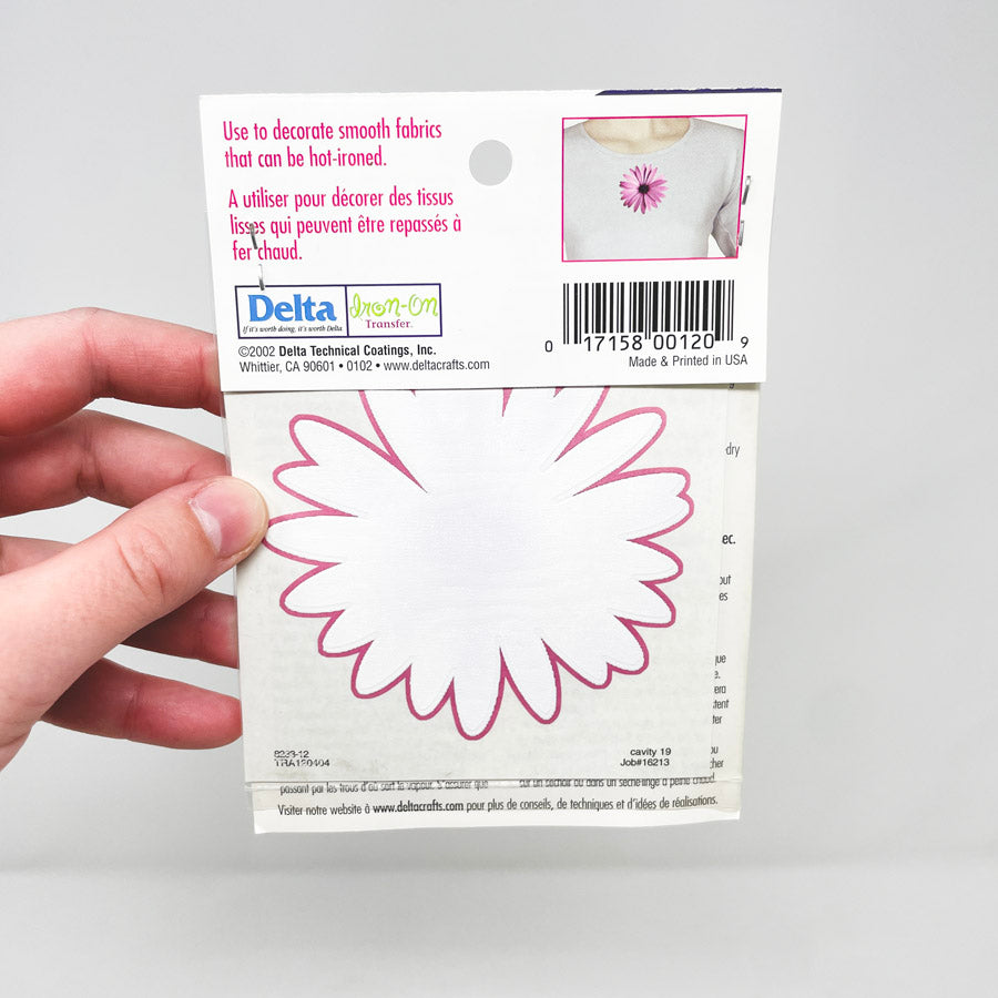 Delta Iron-On Transfer Purple Daisy