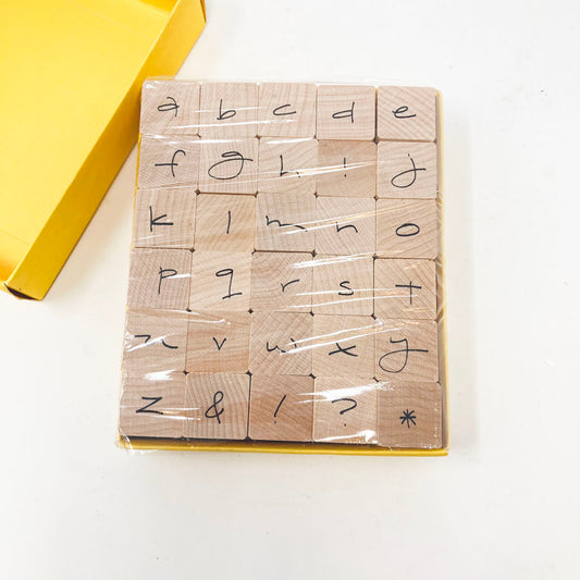 Penny Black "Kate Text" Alphabet Stamps - Lowercase and punctuation