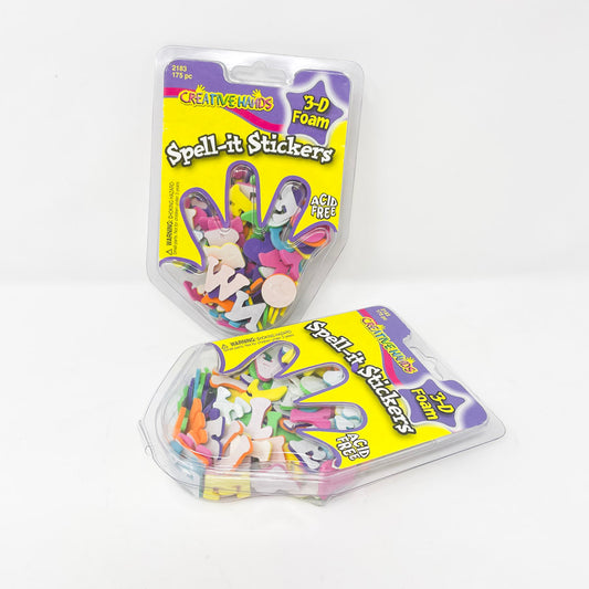 Creative Hands 3-D Foam Spell-It Stickers