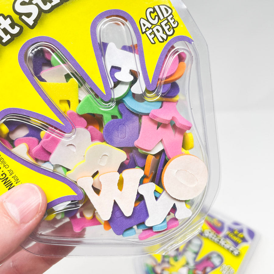Creative Hands 3-D Foam Spell-It Stickers
