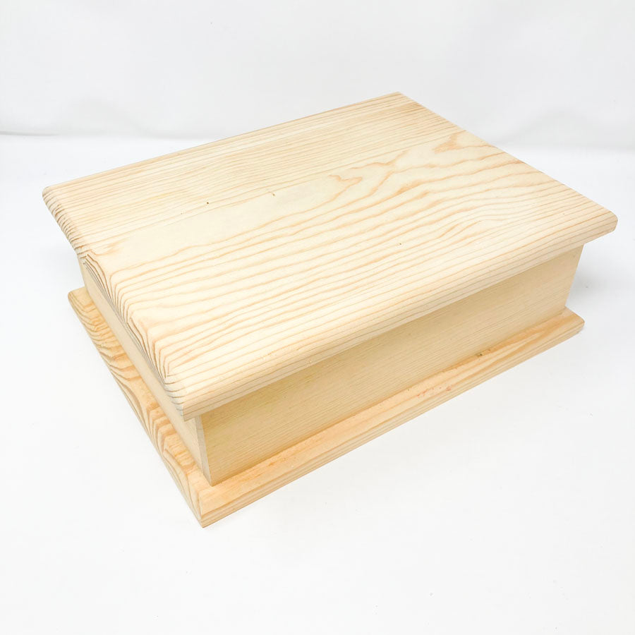 Natural Wood Keepsake Box