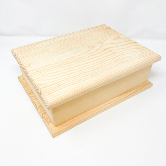 Natural Wood Keepsake Box
