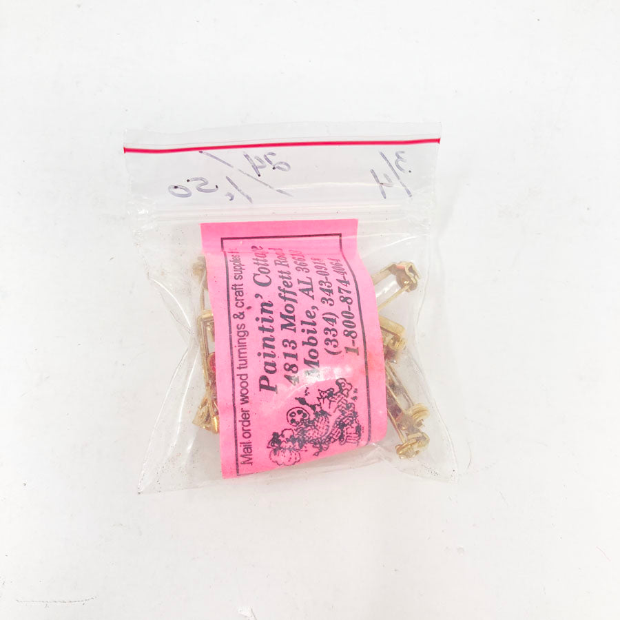 Gold Pin Backings