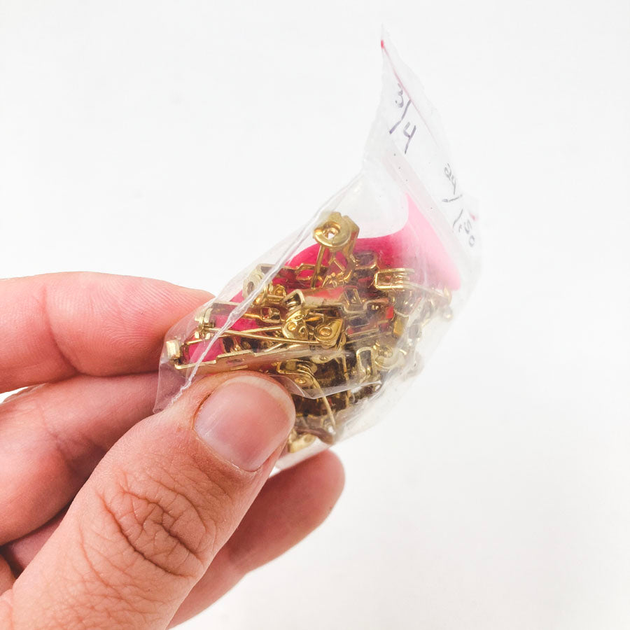 Gold Pin Backings