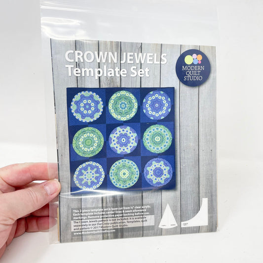 Crown Jewels Quilting Template Set