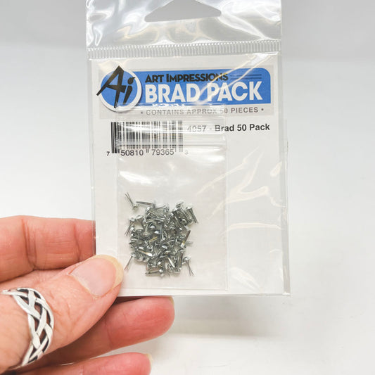 Art Impressions Mini Silver Brads