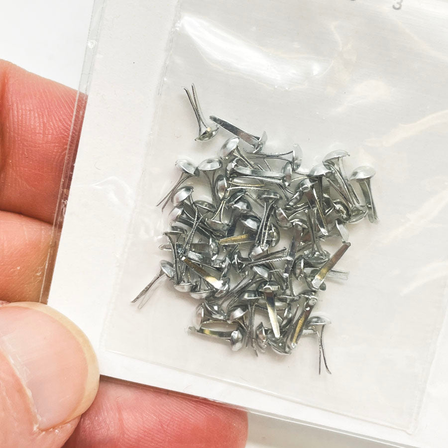 Art Impressions Mini Silver Brads