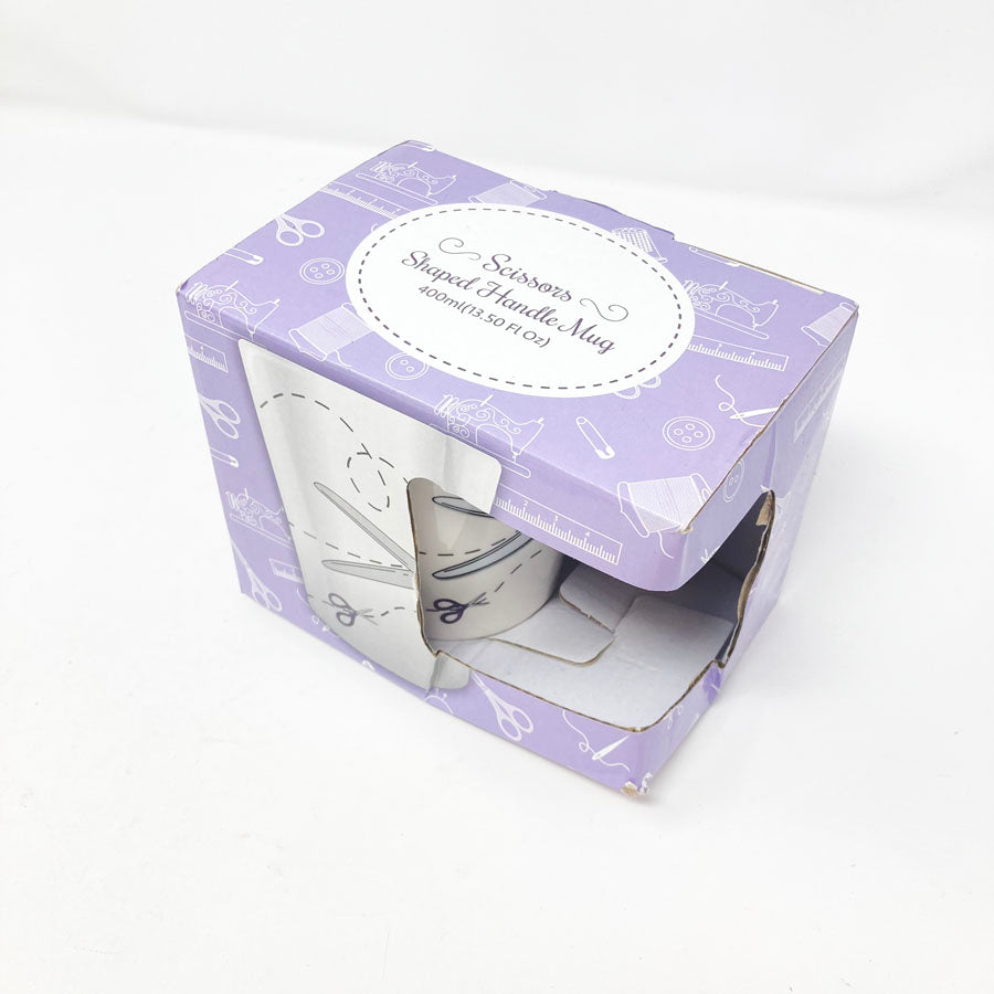 Scissor Shaped Handle Mug- 13.50 Fl Oz