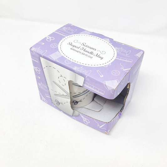 Scissor Shaped Handle Mug- 13.50 Fl Oz