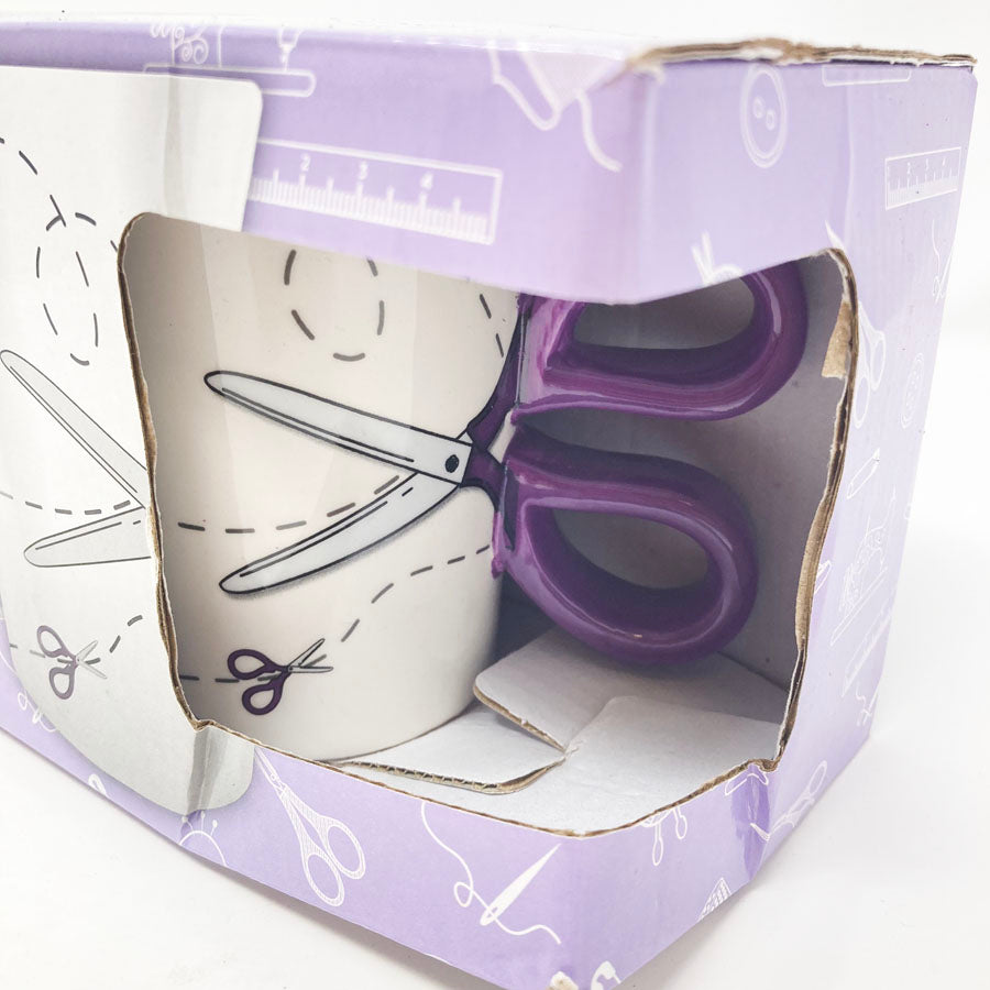 Scissor Shaped Handle Mug- 13.50 Fl Oz