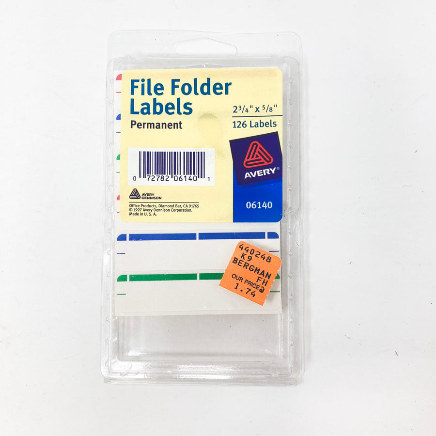Avery File Folder Labels
