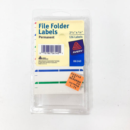 Avery File Folder Labels