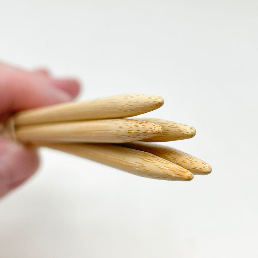US 8-5.0mm Wood Knitting Needles