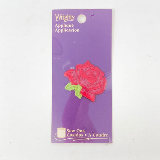 Wright's Rose Applique Sew On