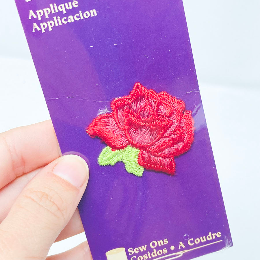 Wright's Rose Applique Sew On