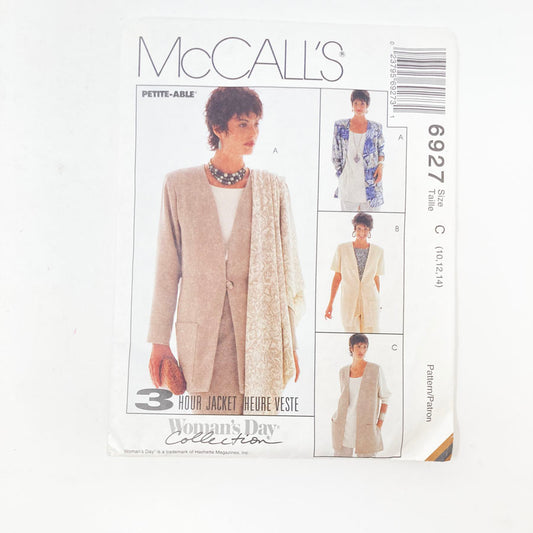1994 Top (10-14) by McCall's 6927 Sewing Pattern