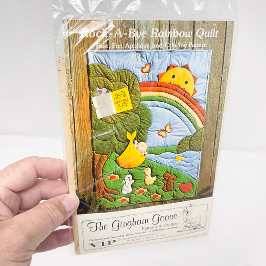 Rock-A-Bye Rainbow Quilt by The Gingham Goose 1980 Quilting Pattern