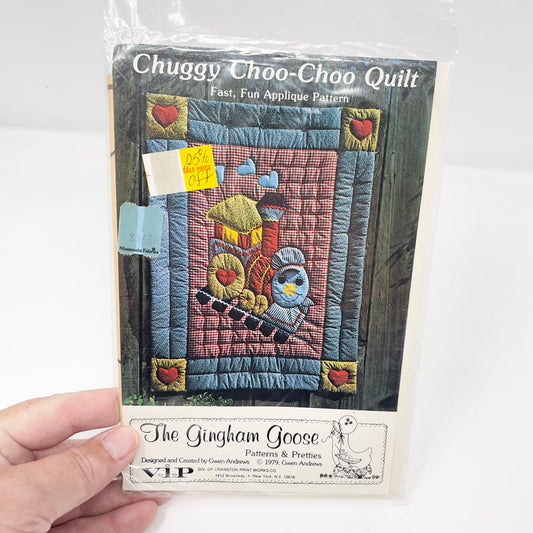 Chuggy Choo-Choo Quilt by The Gingham Goose 1979 Quilting Pattern