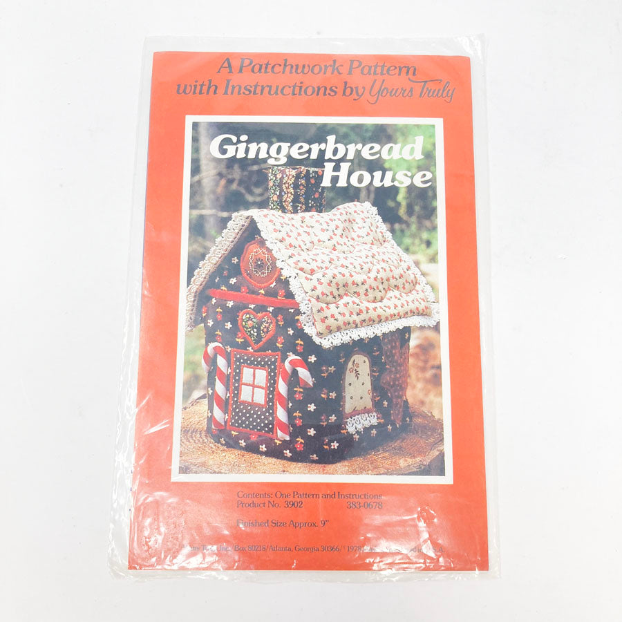 1978 Gingerbread House Sewing Pattern by Yours Truly