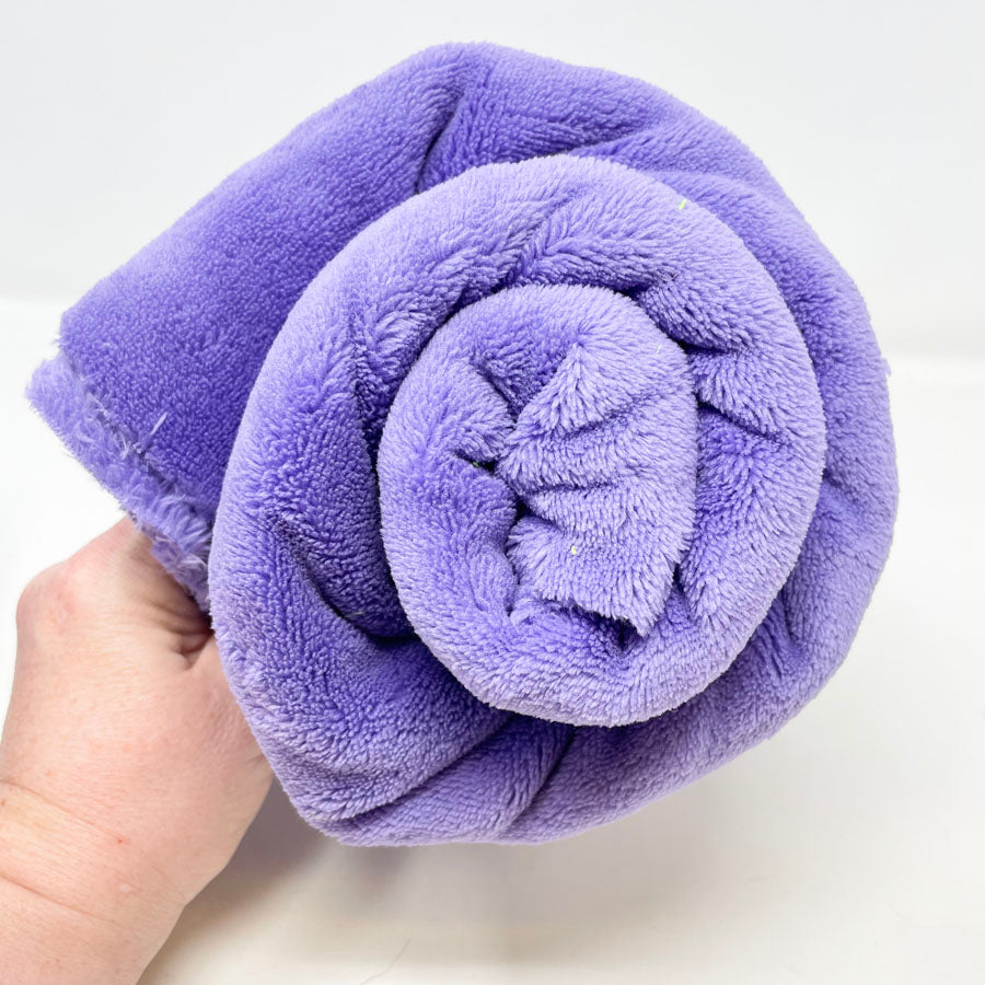 1 yd. Purple Cuddly Fleece Fabric