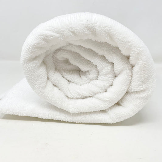 1 yd. White Terry Fleece Fabric