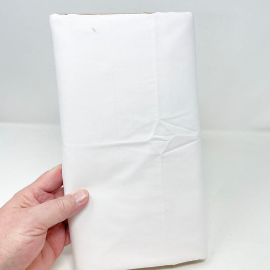 4 yds. White Cotton Fabric