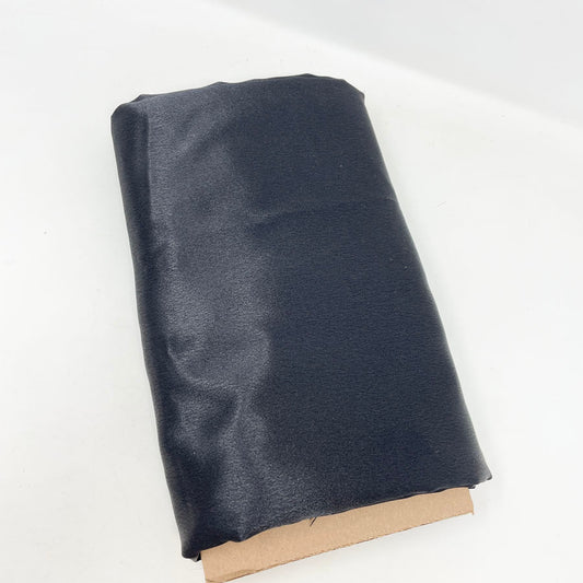 3 yds. x 46" Black Polyester Satin Fabric
