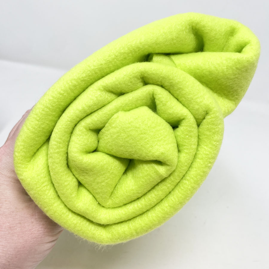 2 yds. x 40" Lime Green Fleece Fabric