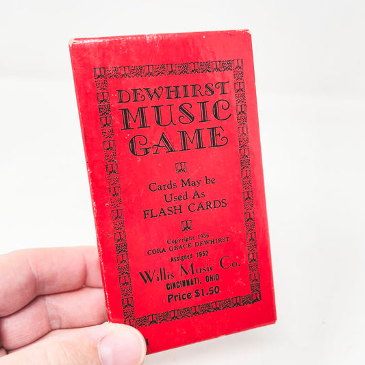 Red Vintage Game Box (empty)