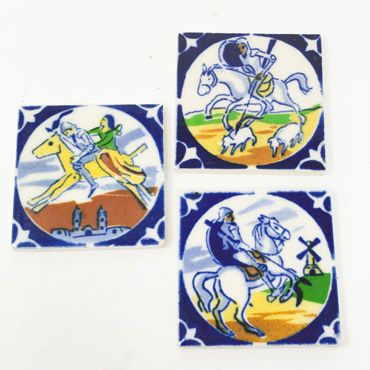 Vintage Don Quixote Mexican Ceramic Tiles - Pick a Design