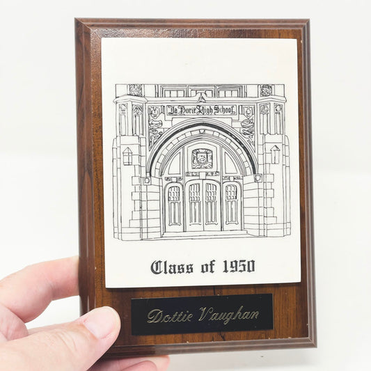 Vintage La Porte High School Plaque