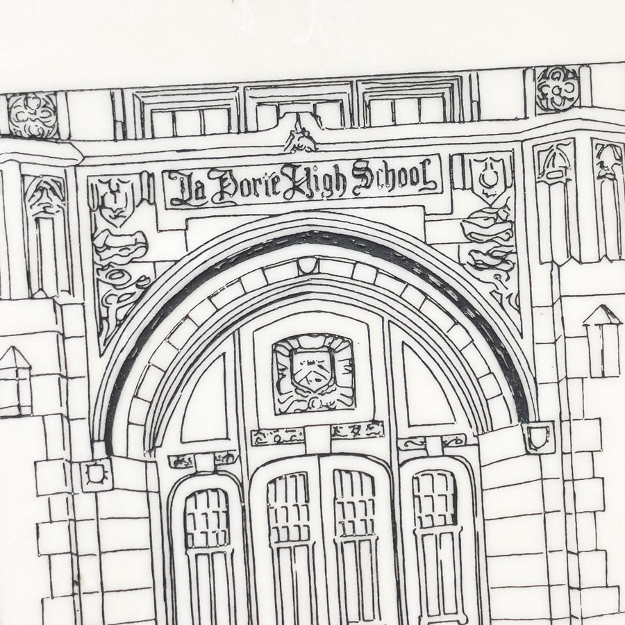 Vintage La Porte High School Plaque