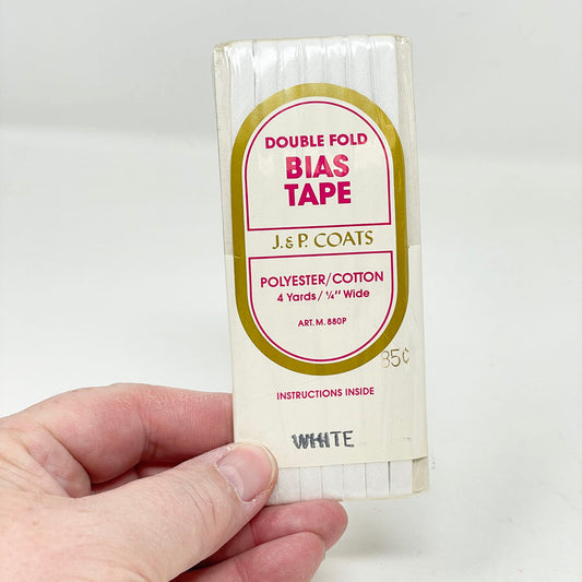 J&P Coats Double Fold Bias Tape - 4 Yds.